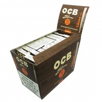 Lot de 3 Cônes pré-roulés non-blanchies OCB Slim
